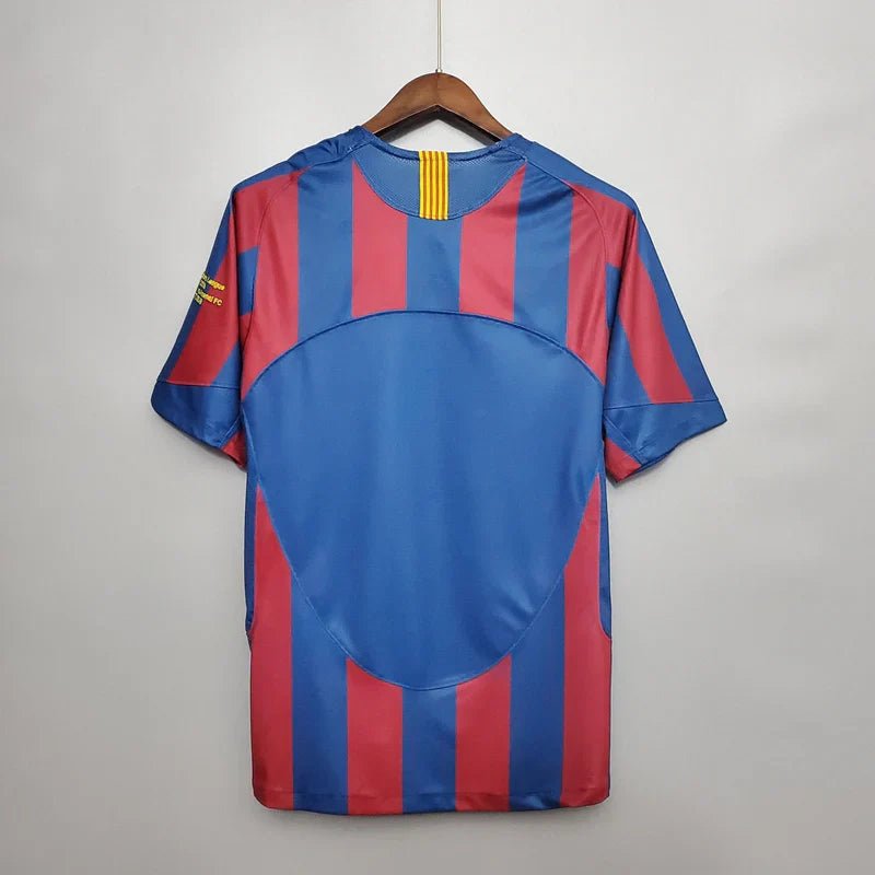 Camisa Retrô FC Barcelona 2006/06 Home Champions League Edition - Manto Club