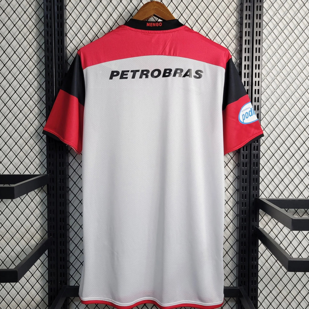 Camisa Retrô Flamengo Away 2008/09 Masculino - Branco - Manto Club