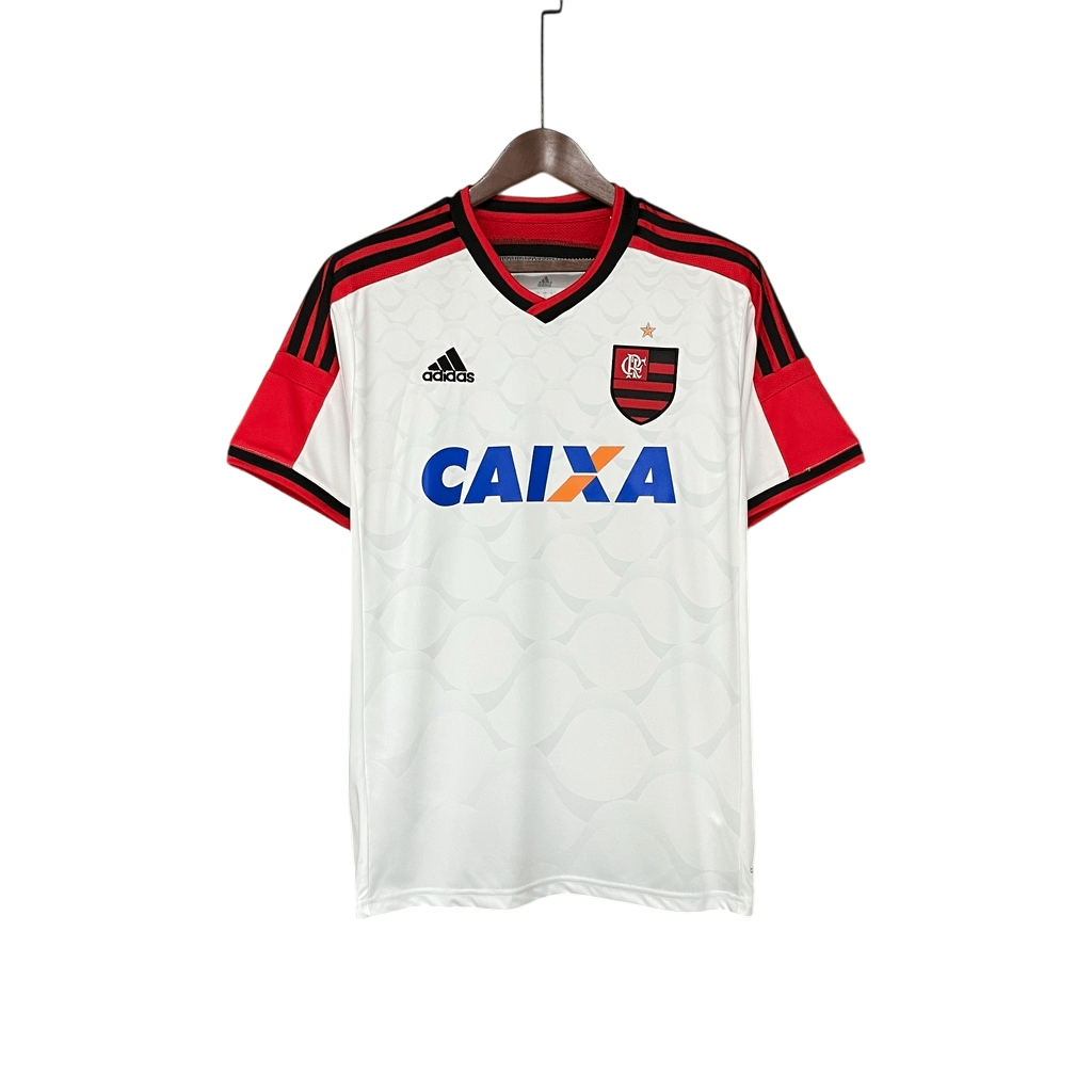 Camisa Retrô Flamengo Away 2014/15 Masculino - Branco - Manto Club