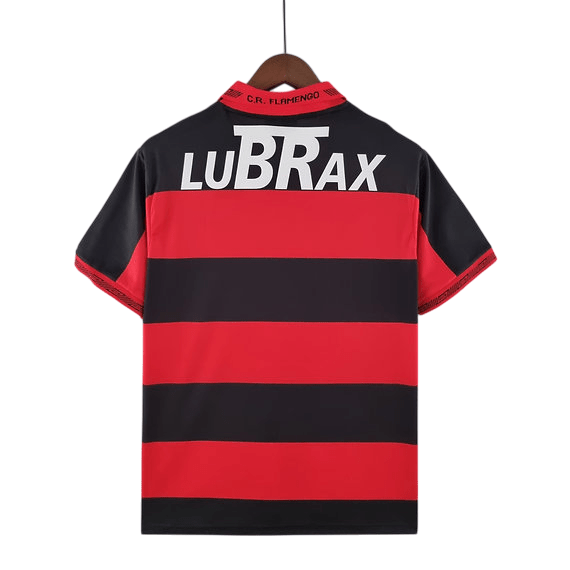 Camisa Retrô Flamengo Home 1992/93 Masculino - Preto e Vermelho - Manto Club