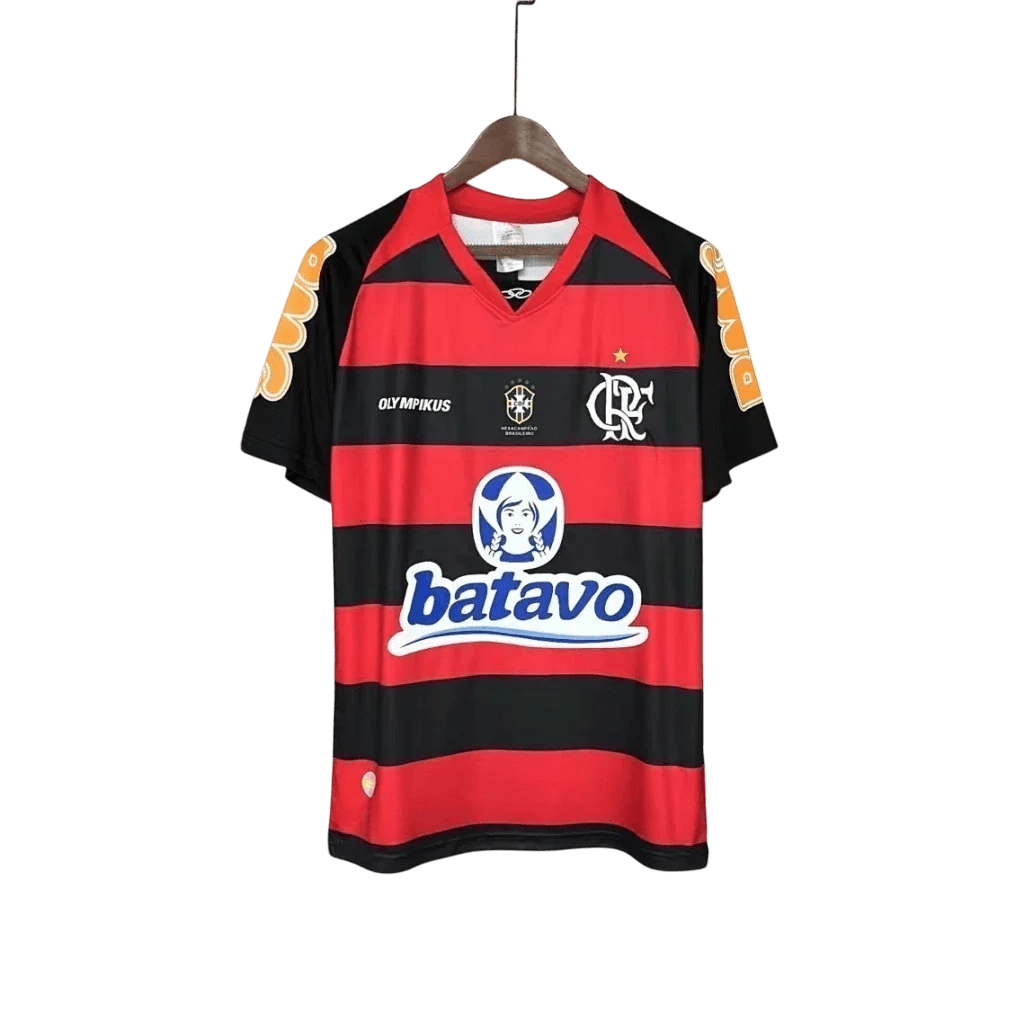 Camisa Retrô Flamengo Home 2010/11 Masculino - Preto e Vermelho - Manto Club