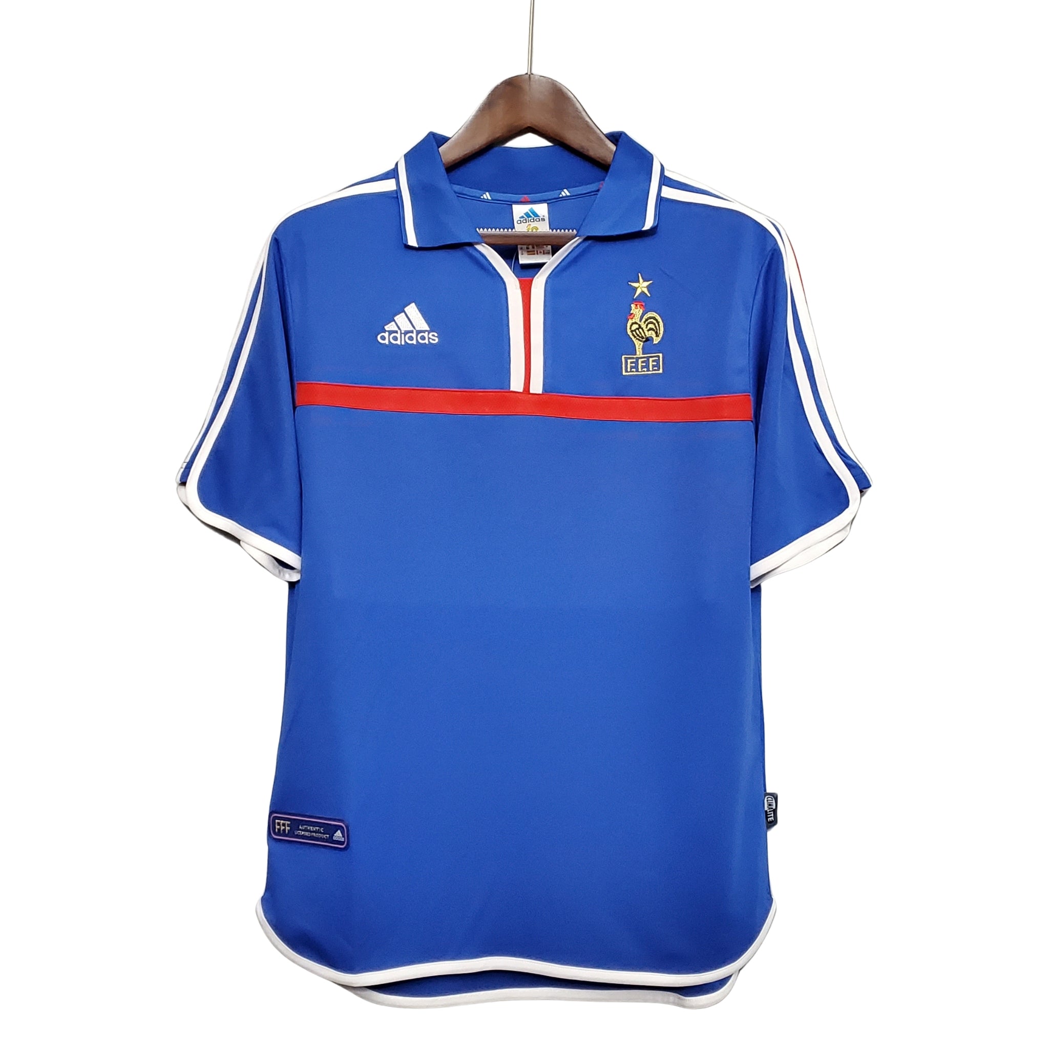 Camisa Retro França 2000 home - Manto Club