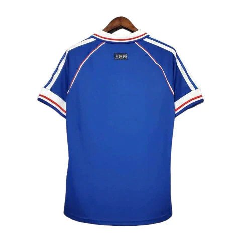 Camisa Retrô França I Home Adidas 1998/99 Masculino Azul - Manto Club