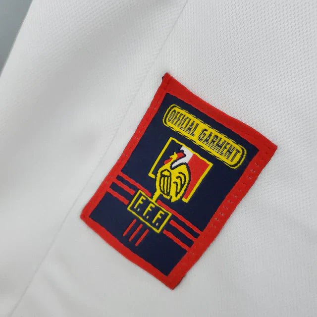 Camisa Retrô França II Away 1998/99 Masculino Branco - Manto Club