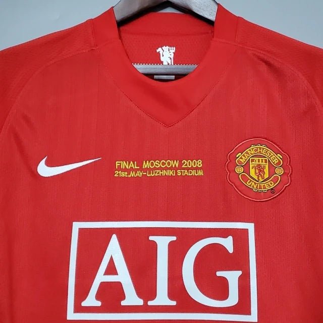 Camisa Retrô Manchester United 2007/08 Champions League Edition - Manto Club