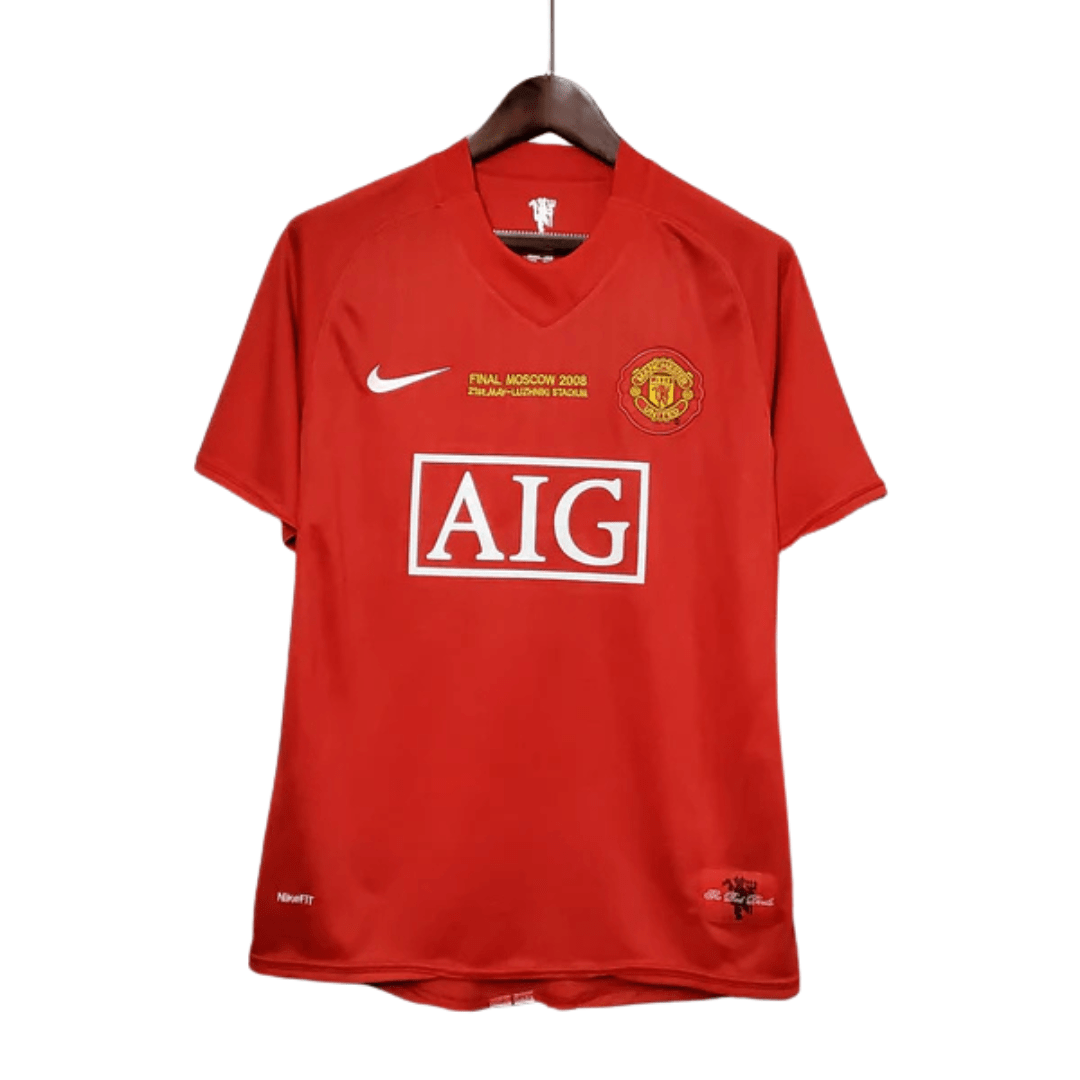 Camisa Retrô Manchester United 2007/08 Champions League Edition - Manto Club