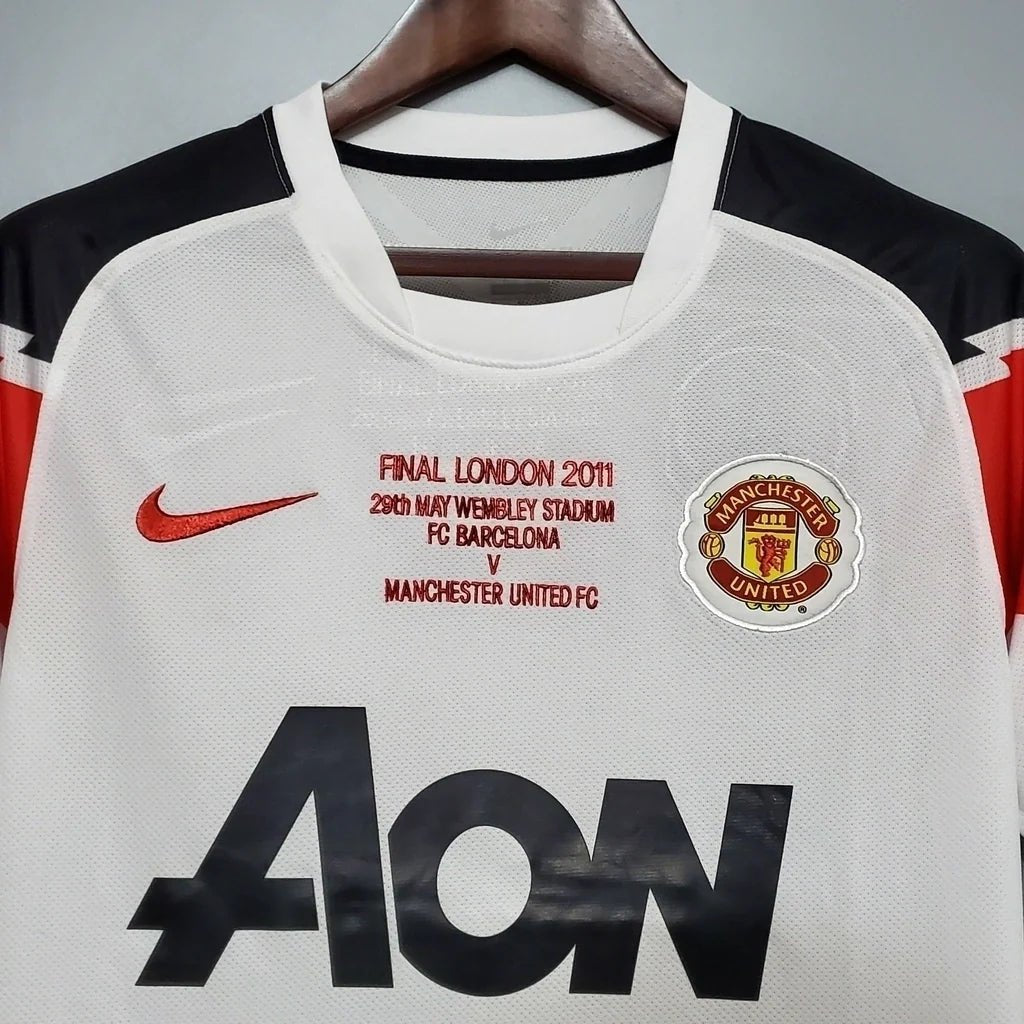 Camisa Retrô Manchester United 2010/11 Away Champions League Edition - Manto Club