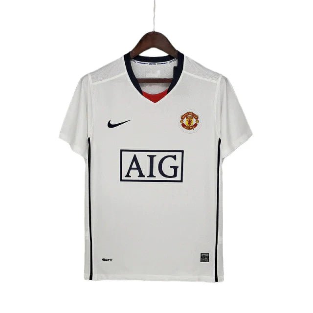 Camisa Retrô Manchester United Adidas 2008/09 Masculino Branco - Manto Club