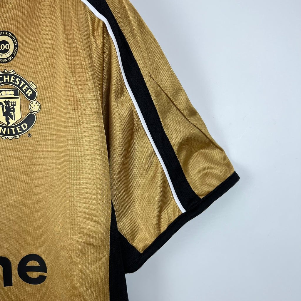 Camisa Retrô Manchester United Edição 100 Anos, Dupla Face - Manto Club