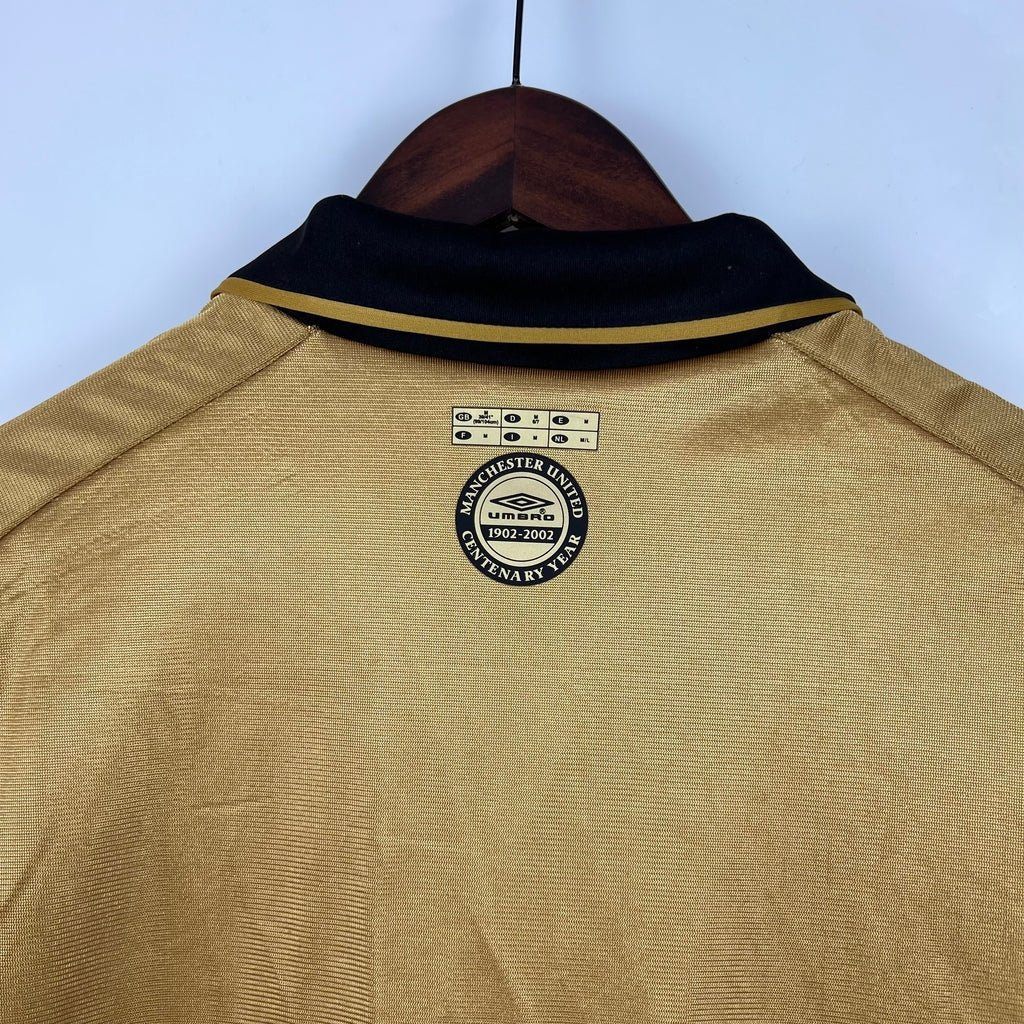 Camisa Retrô Manchester United Edição 100 Anos, Dupla Face - Manto Club