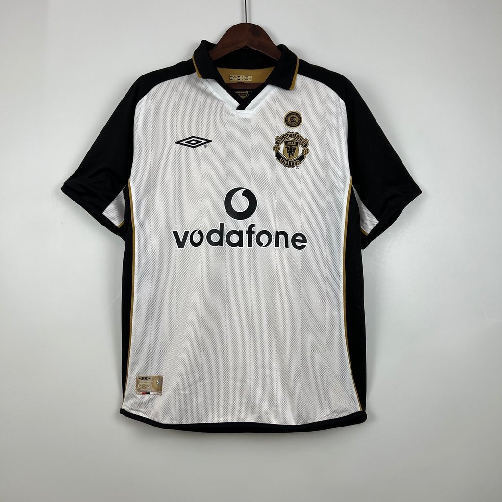 Camisa Retrô Manchester United Edição 100 Anos, Dupla Face - Manto Club