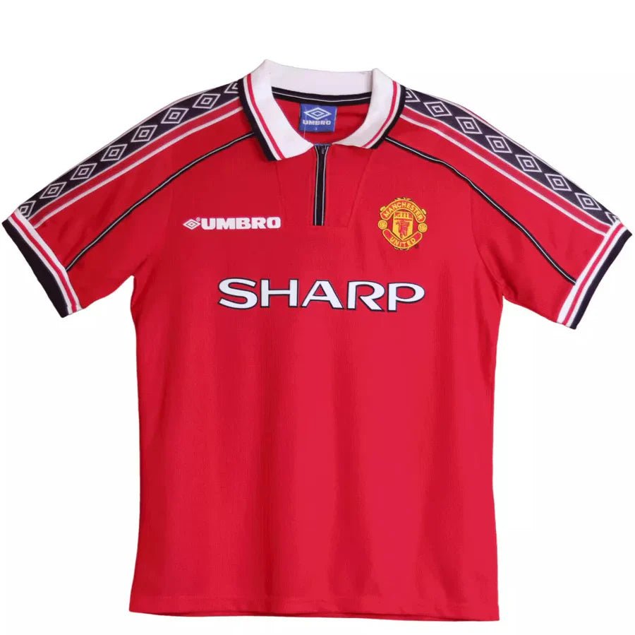 Camisa Retrô Manchester United Home 1998/99 Nike Masculino - Vermelho - Manto Club