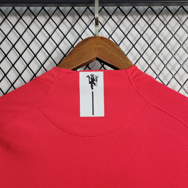 Camisa Retrô Manchester United Manga Longa Nike 2007/08 Masculino Vermelho - Manto Club