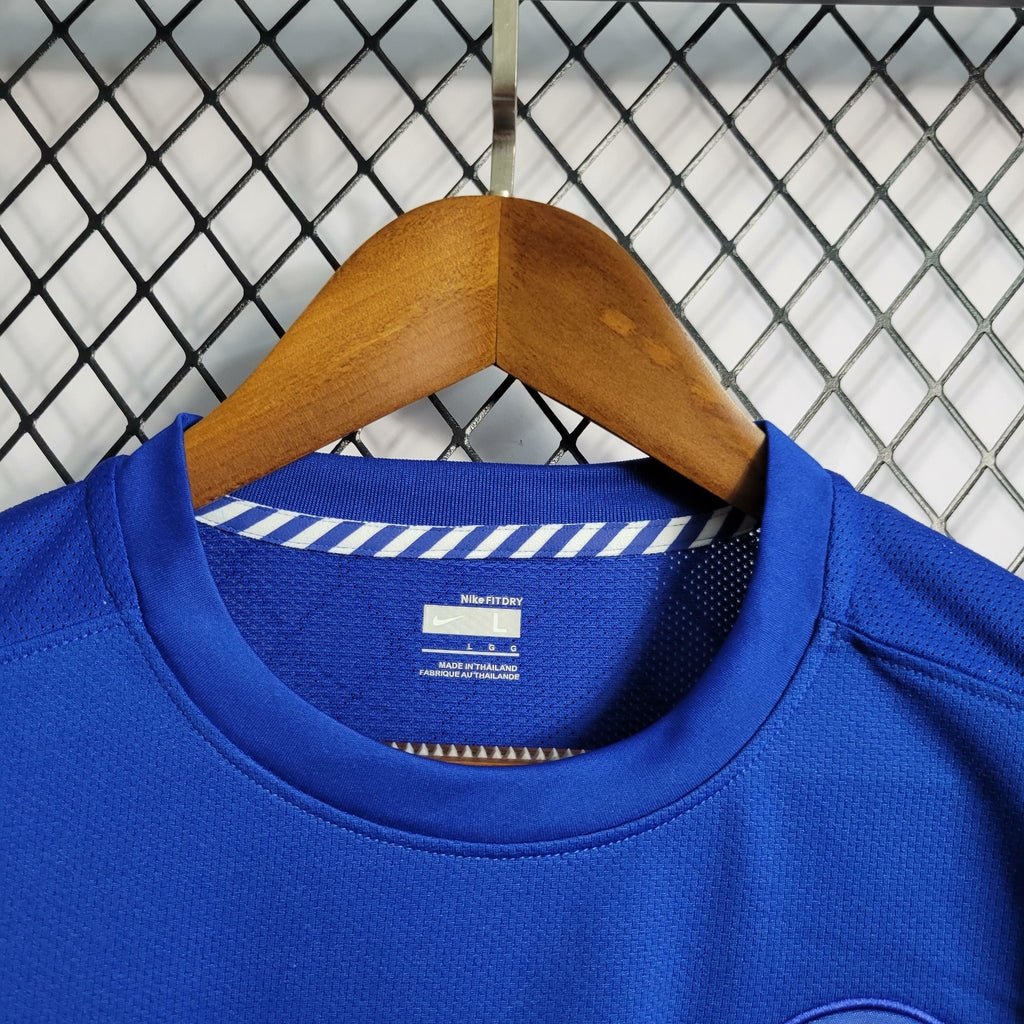 Camisa Retrô Manchester United Nike 2007/08 Masculino Azul - Manto Club