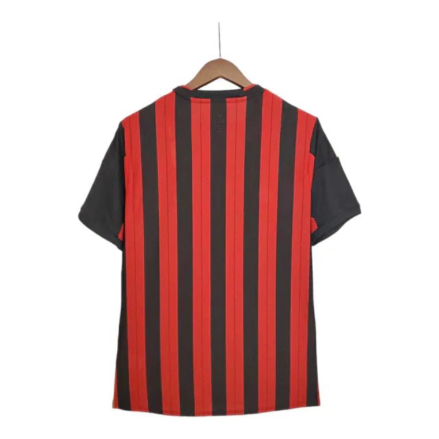 Camisa Retrô Milan I Home Adidas 2013/14 Masculino Vermelho e Preto - Manto Club