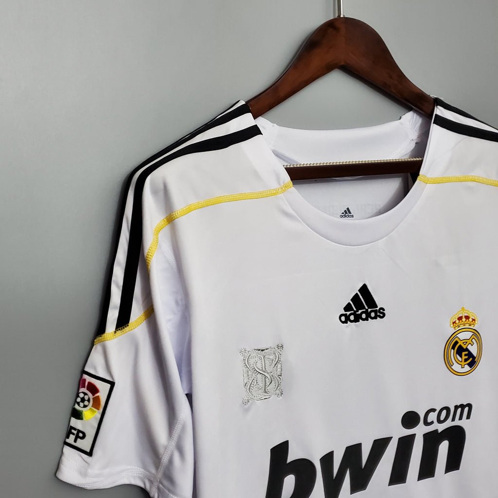 Camisa Retrô Real Madrid I Home Adidas 2009/10 Masculino Branco - Manto Club