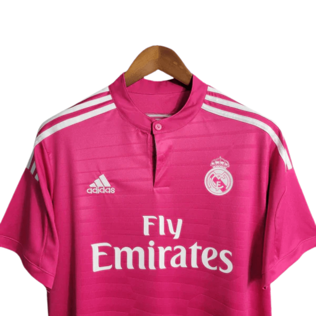 Camisa Retrô Real Madrid II Away Adidas 2014/15 Masculino Rosa - Manto Club