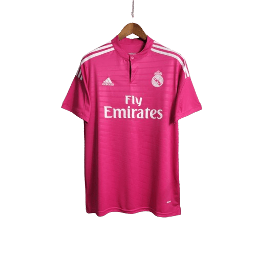 Camisa Retrô Real Madrid II Away Adidas 2014/15 Masculino Rosa - Manto Club