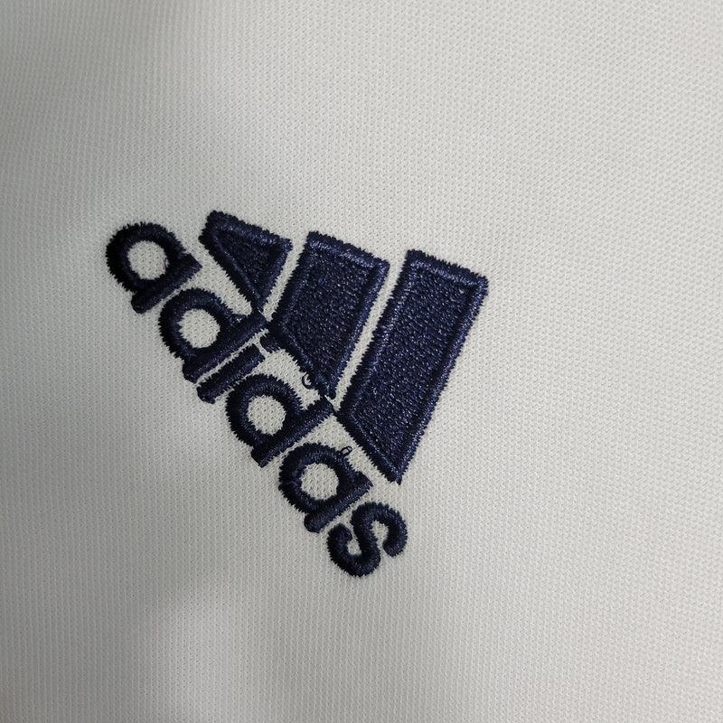Camisa Retrô Real Madrid Manga Longa Adidas 2016/17 Masculino Branco - Manto Club