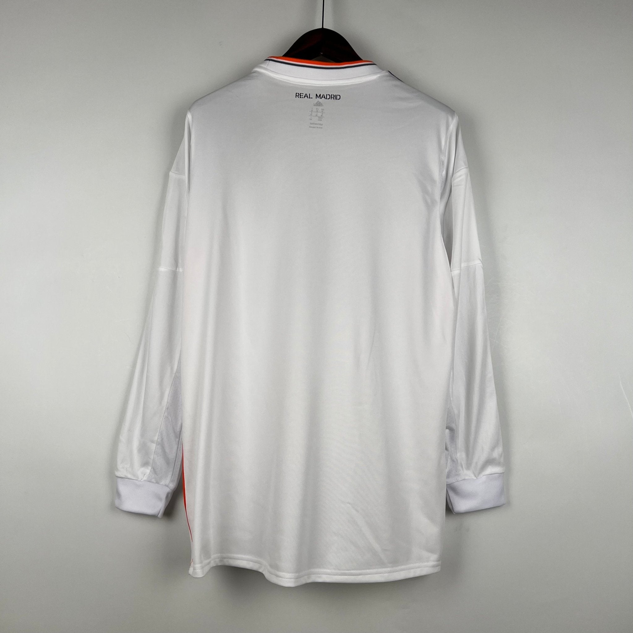 Camisa Retrô Real Madrid Manga Longa I Adidas Home 2013/14 Masculino Branco - Manto Club