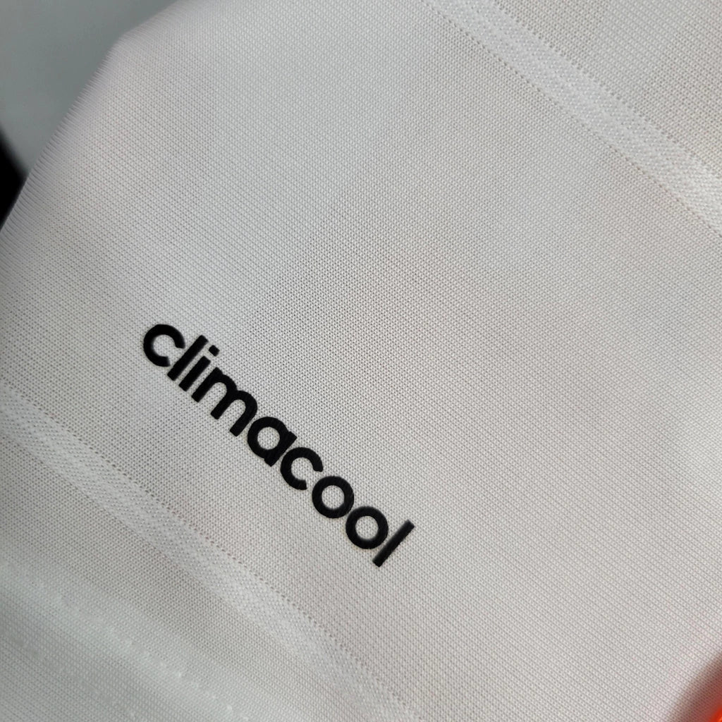 Camisa Retrô Real Madrid Manga Longa I Adidas Home 2013/14 Masculino Branco - Manto Club