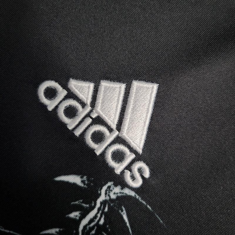 Camisa Retrô Real Madrid Manga Longa III Third Adidas 2014/15 Masculino Preto - Manto Club