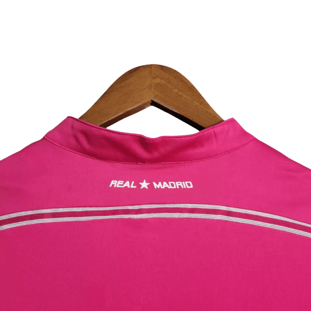 Camisa Retrô Real Madrid Manga Longa III Third Adidas 2014/15 Masculino Rosa - Manto Club