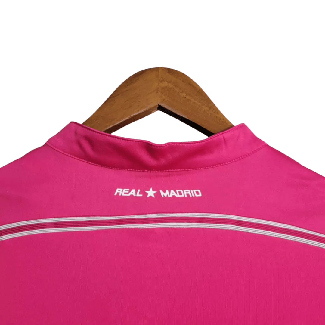 Camisa Retrô Real Madrid Manga Longa III Third Adidas 2014/15 Masculino Rosa - Manto Club