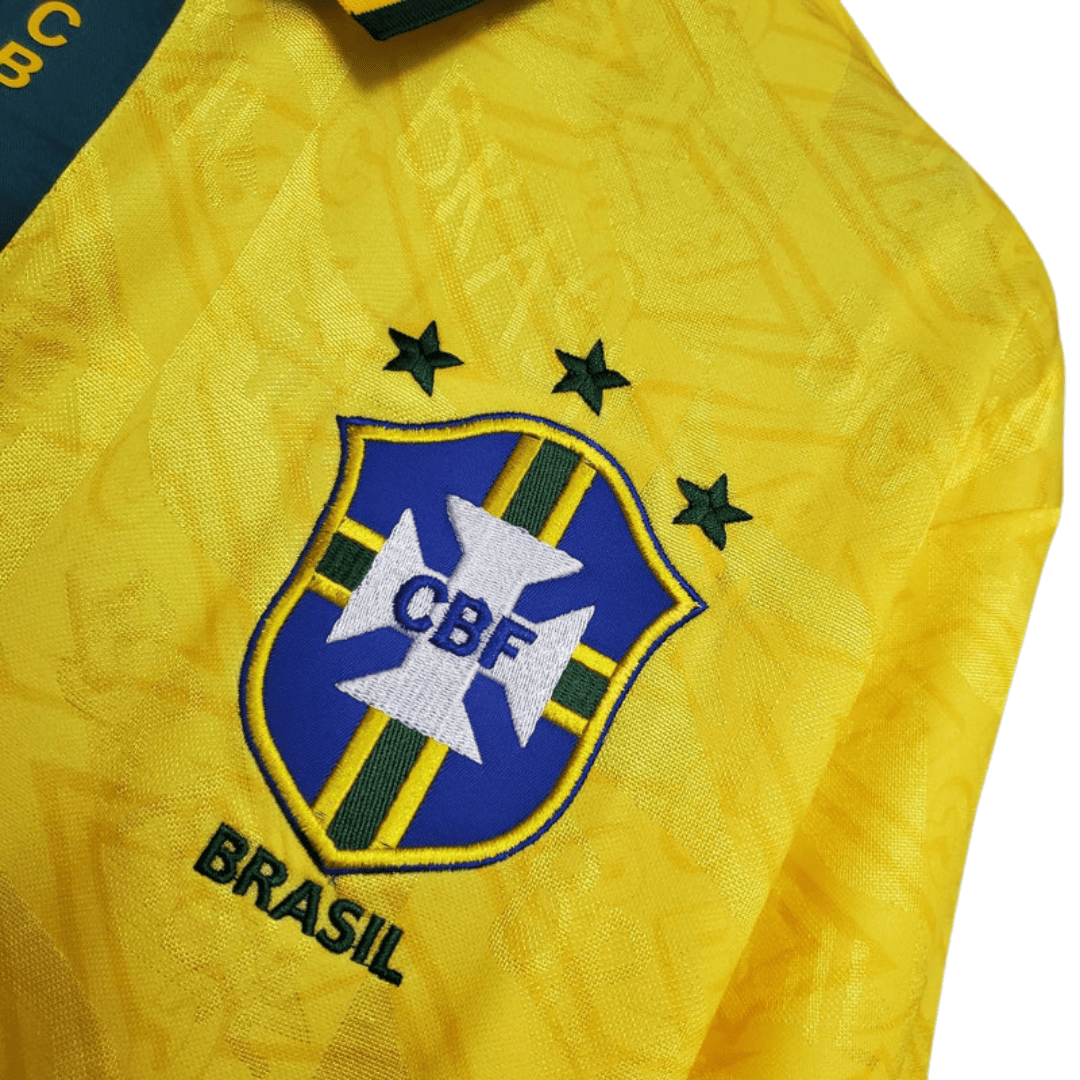 Camisa Retrô Seleção Brasil 1991/93 Home - Manto Club