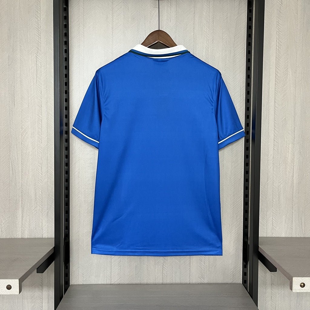 Camisa Retrô Seleção Brasil 1994 Away Umbro Masculino - Azul - Manto Club