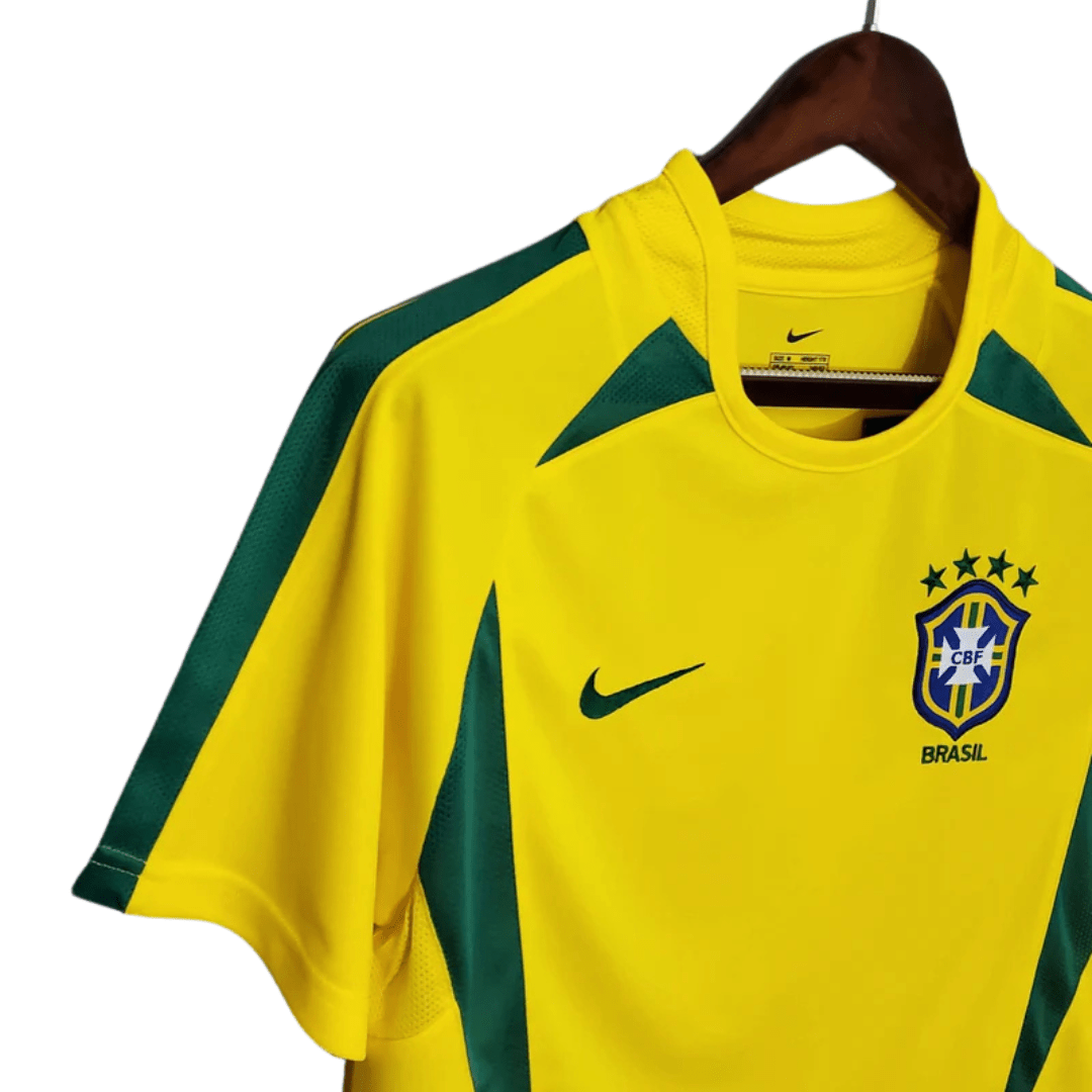 Camisa Retrô Seleção Brasil 2002/02 Home - Manto Club