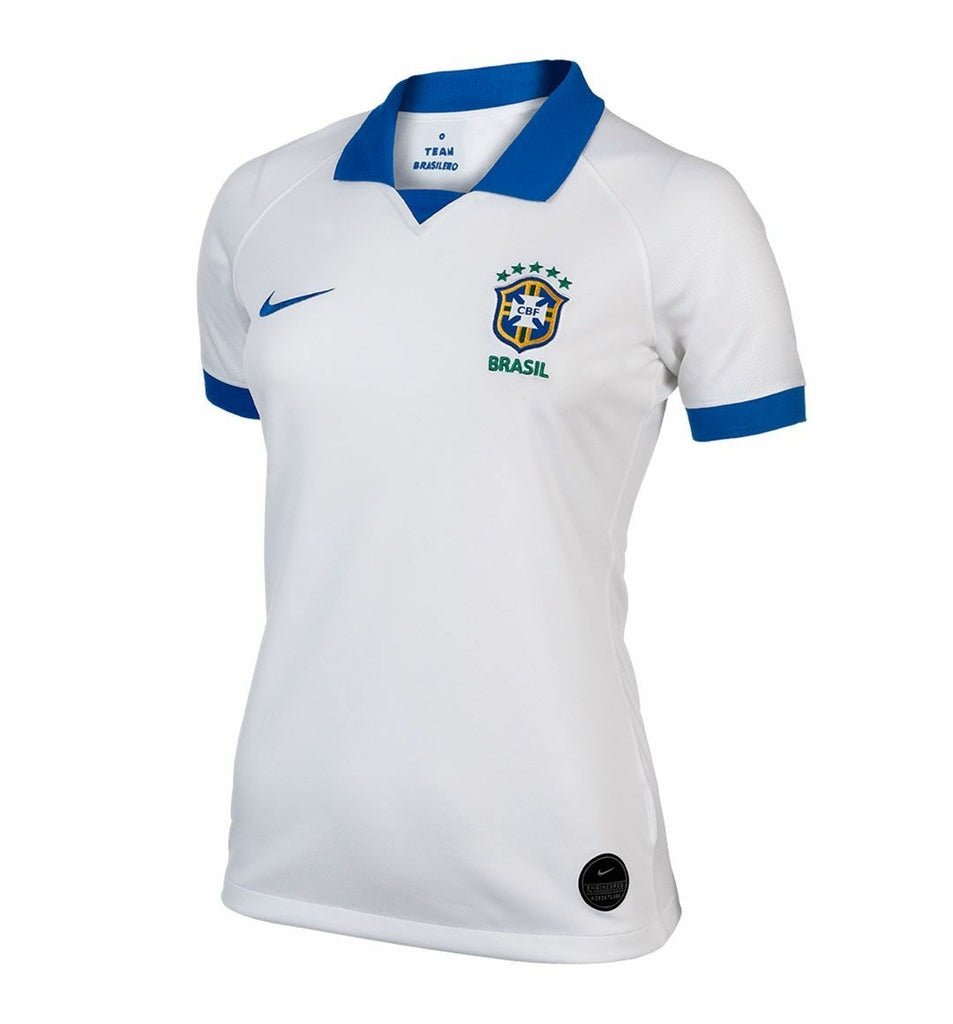 Camisa Retrô Seleção Brasil 2019/20 Third Feminino - Branco - Manto Club