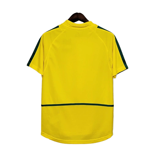Camisa Retrô Seleção Brasileira I Home Nike 2002/03 Masculino Amarelo - Manto Club
