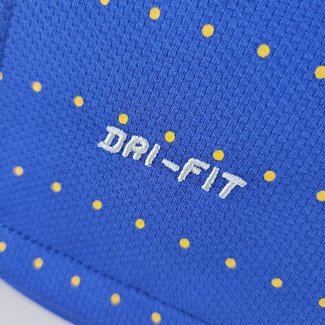 Camisa Retrô Seleção Brasileira II 2010/11 Nike Masculino Azul e Amarelo - Manto Club