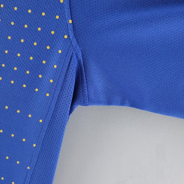 Camisa Retrô Seleção Brasileira II 2010/11 Nike Masculino Azul e Amarelo - Manto Club