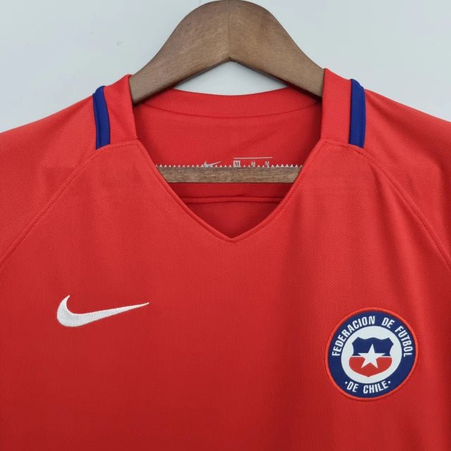 Camisa Retrô Seleção Chile 2016/17 Home - Manto Club