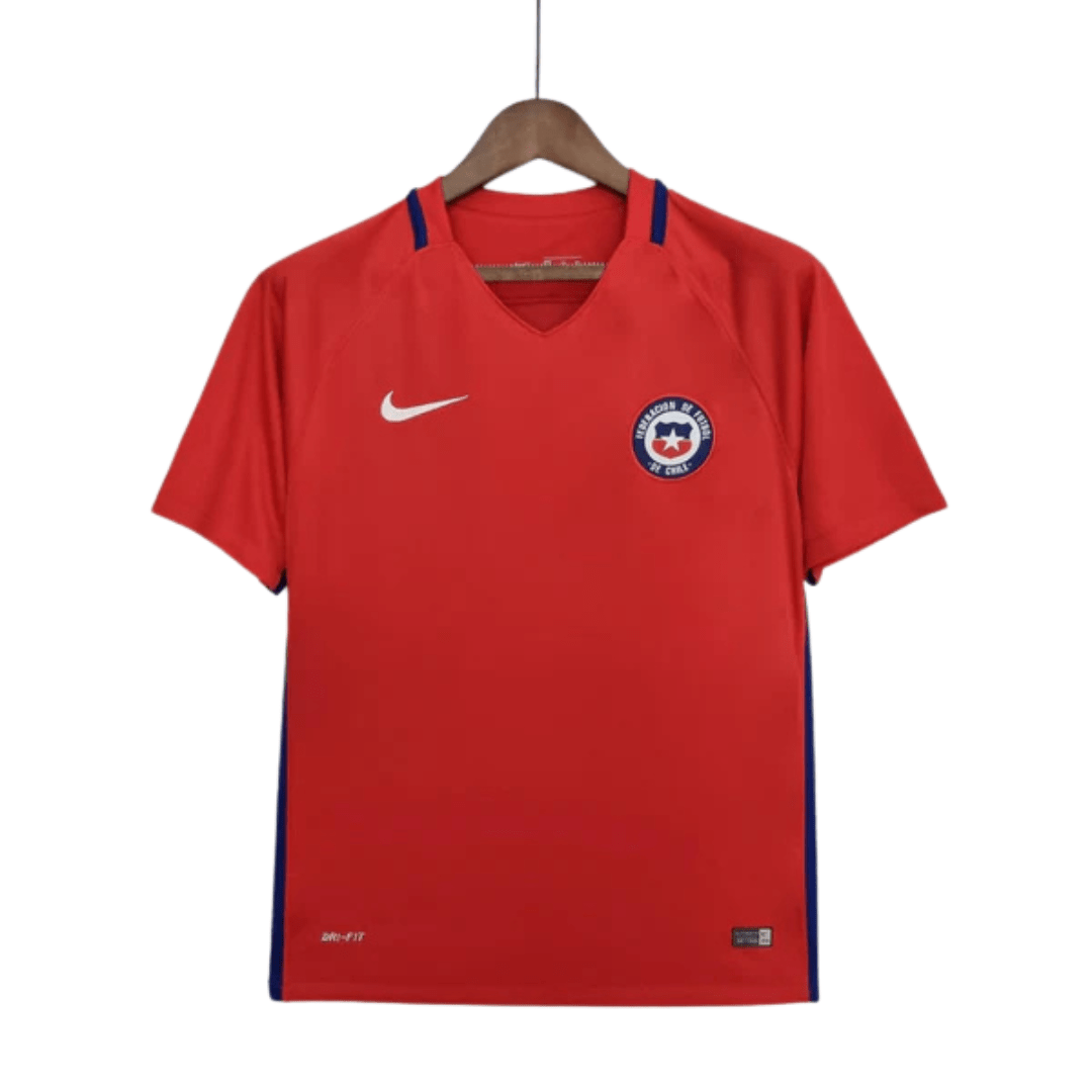 Camisa Retrô Seleção Chile 2016/17 Home - Manto Club