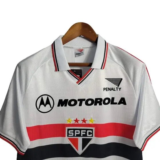 Camisa São Paulo Retrô 2000 Penalty Torcedor - Branca - Manto Club
