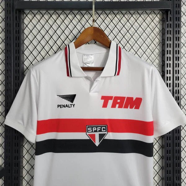 Camisa São Paulo Retrô 93/94 Penalty Torcedor - Branca - Manto Club