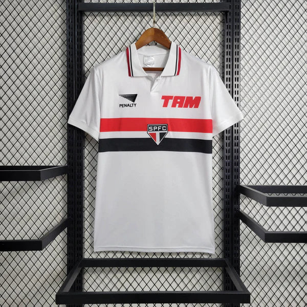 Camisa São Paulo Retrô 93/94 Penalty Torcedor - Branca - Manto Club