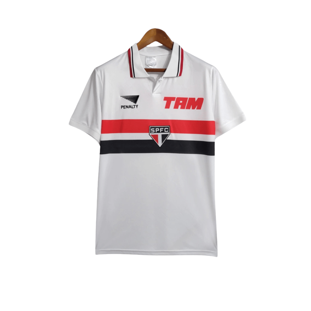 Camisa São Paulo Retrô 93/94 Penalty Torcedor - Branca - Manto Club