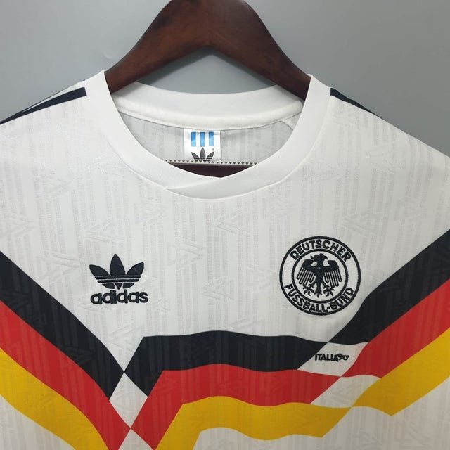 Camisa Seleção Alemanha Retrô 1990 Branca - Adidas - Manto Club