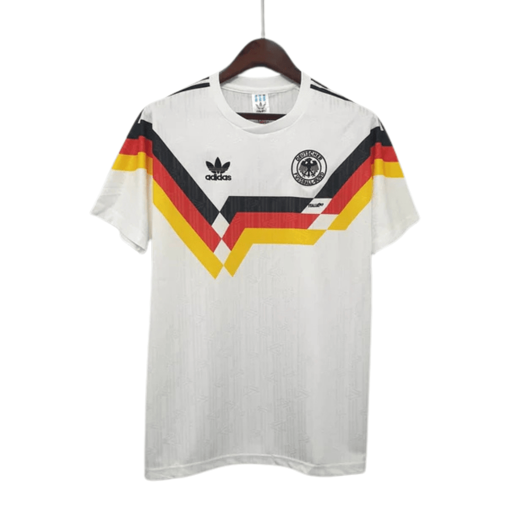 Camisa Seleção Alemanha Retrô 1990 Branca - Adidas - Manto Club