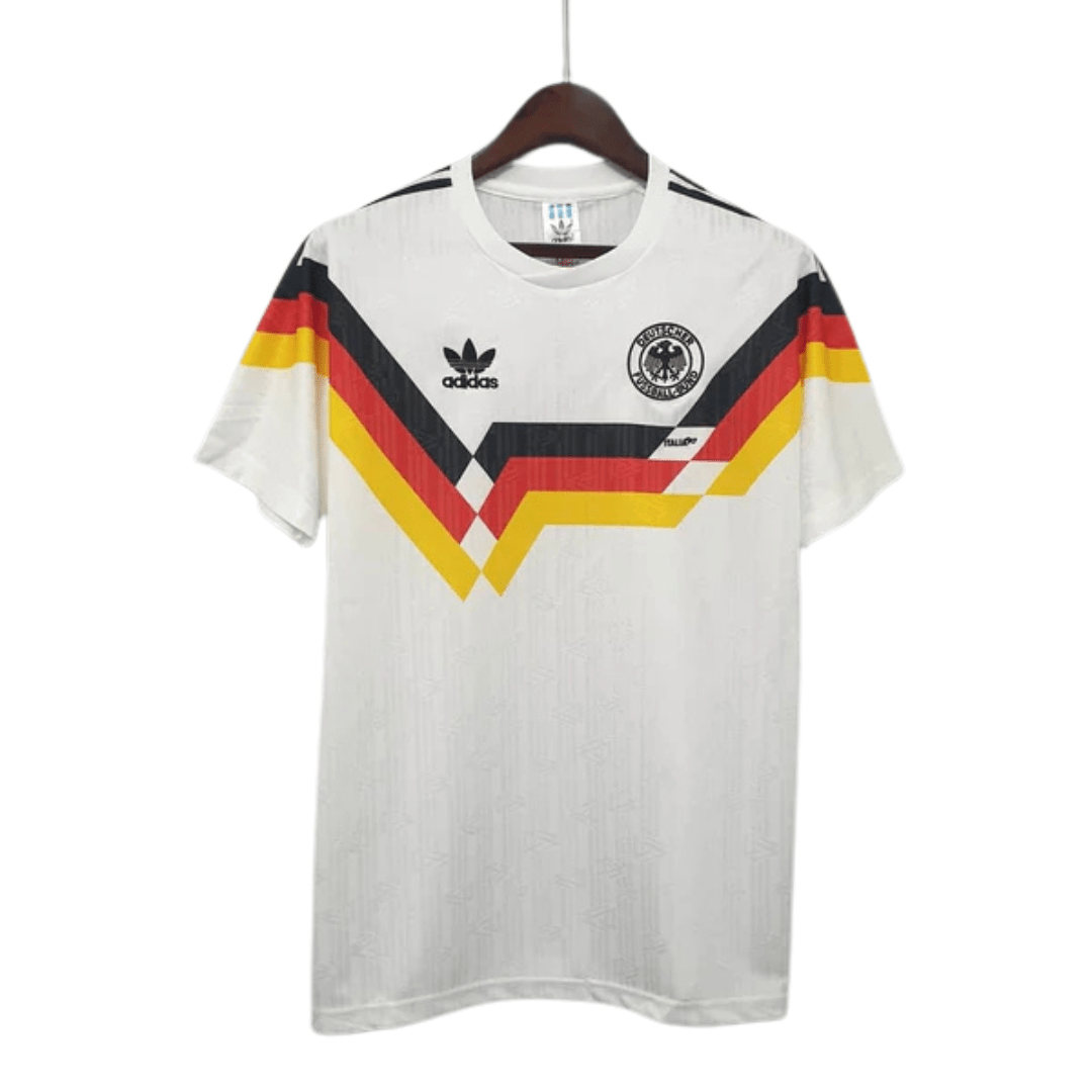 Camisa Seleção Alemanha Retrô 1990 Branca - Adidas - Manto Club