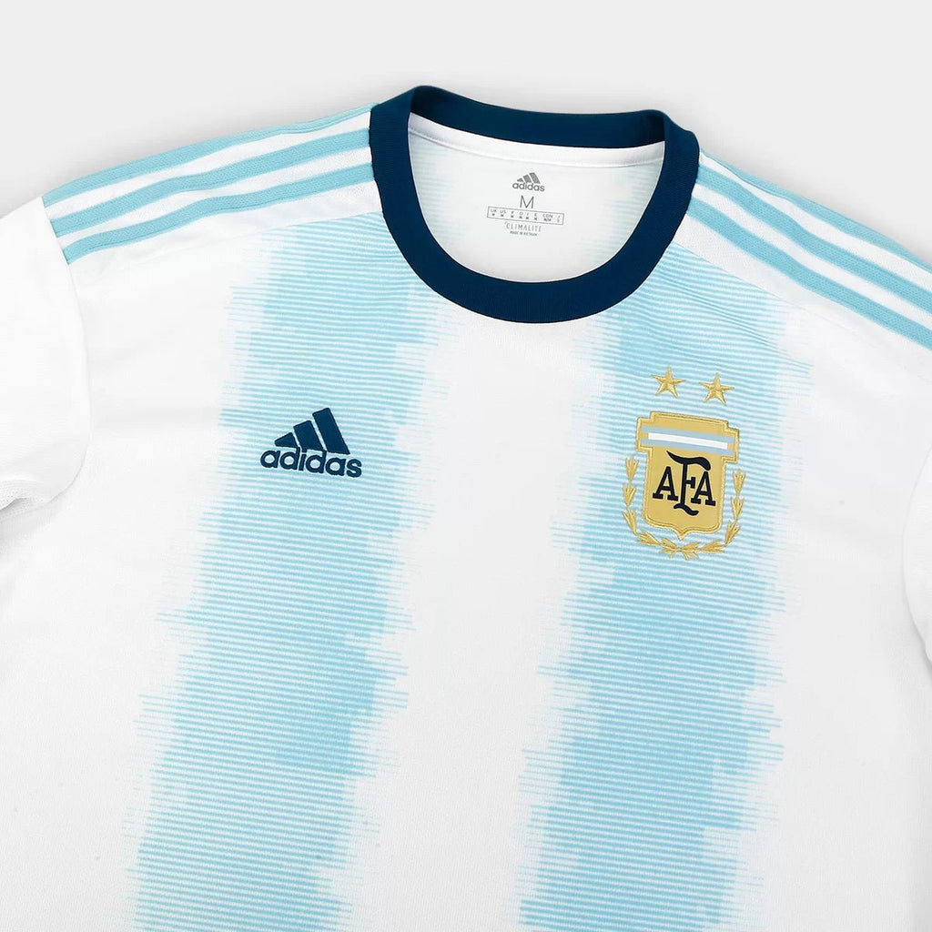 Camisa Seleção Argentina 19/20 Adidas - Azul e Branca - Manto Club