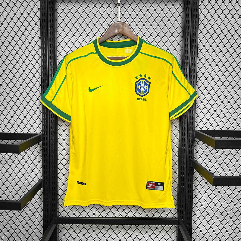 Camisa Seleção Brasileira 1998 Reedição - Manto Club