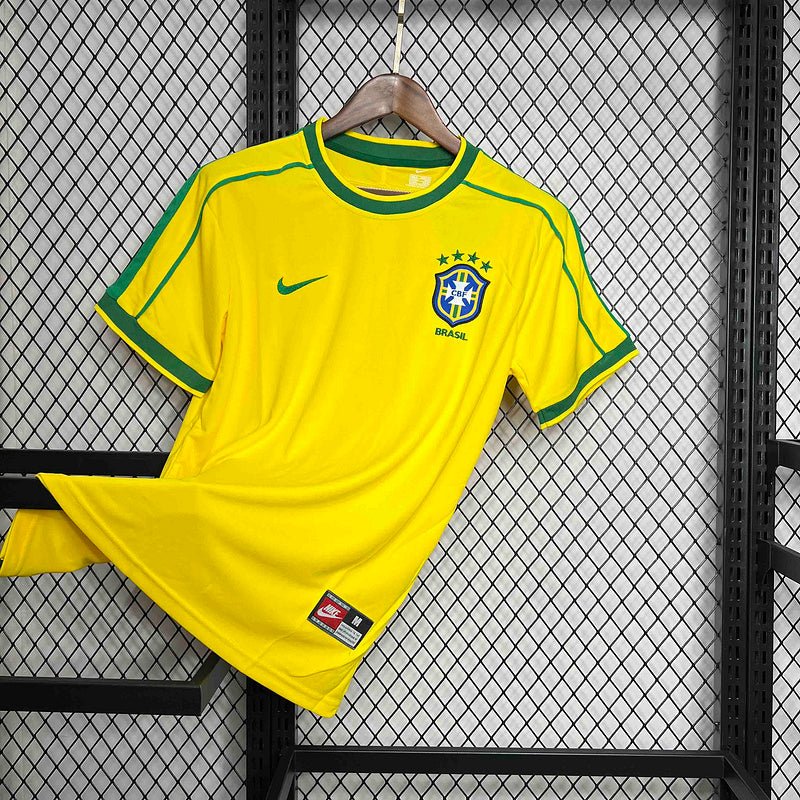 Camisa Seleção Brasileira 1998 Reedição - Manto Club