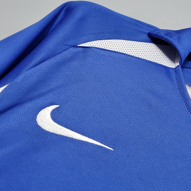 Camisa Seleção Brasileira Retrô 2002 Azul - Nike - Manto Club
