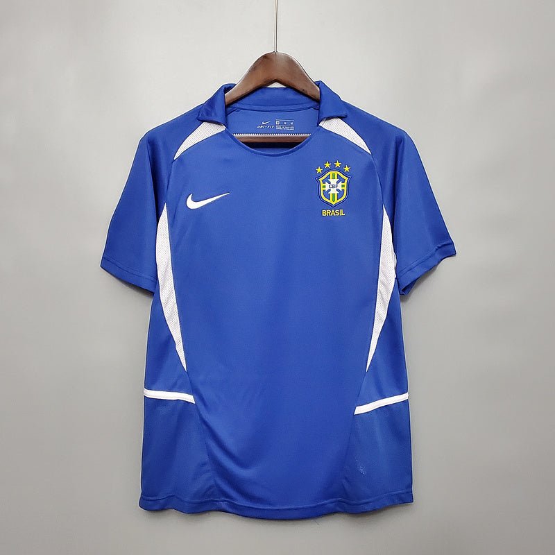 Camisa Seleção Brasileira Retrô 2002 Azul - Nike - Manto Club