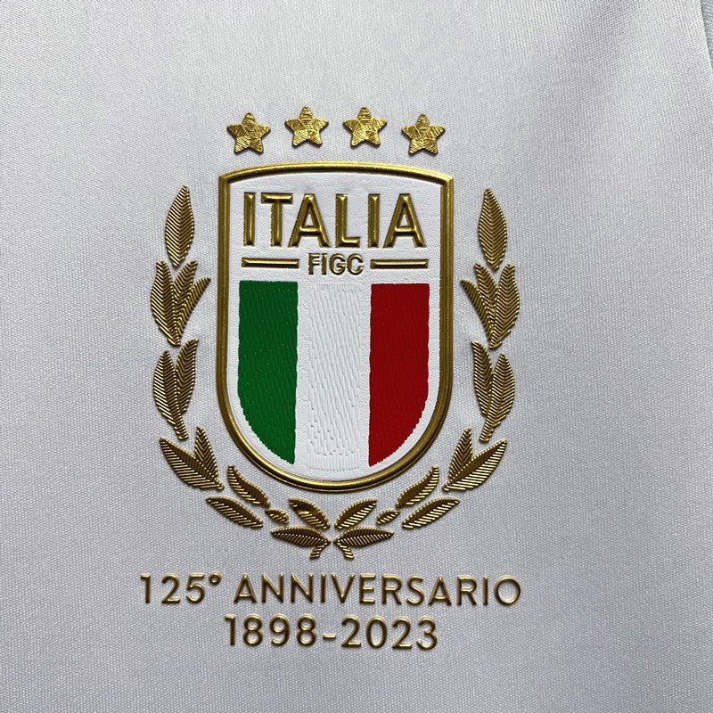 Camisa Seleção Itália 125 Anos Adidas - Branco - Manto Club
